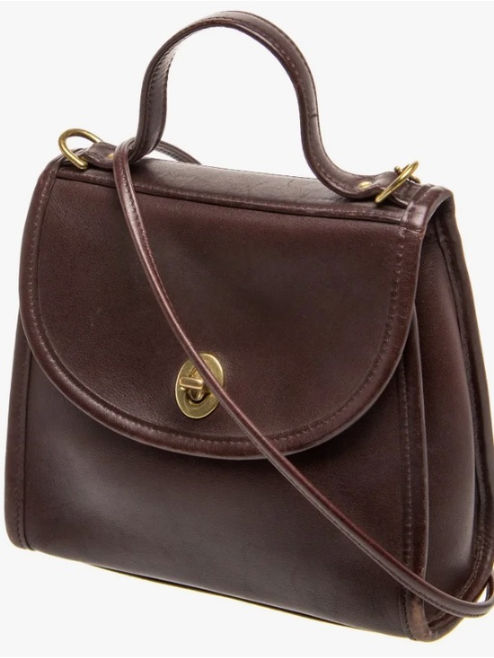 Coach Handbags - Vintage Coach Regina Bag - Mahogany Brown